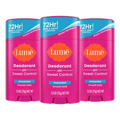 Unscented | Sweat Control Solid Deodorant 3-Pack