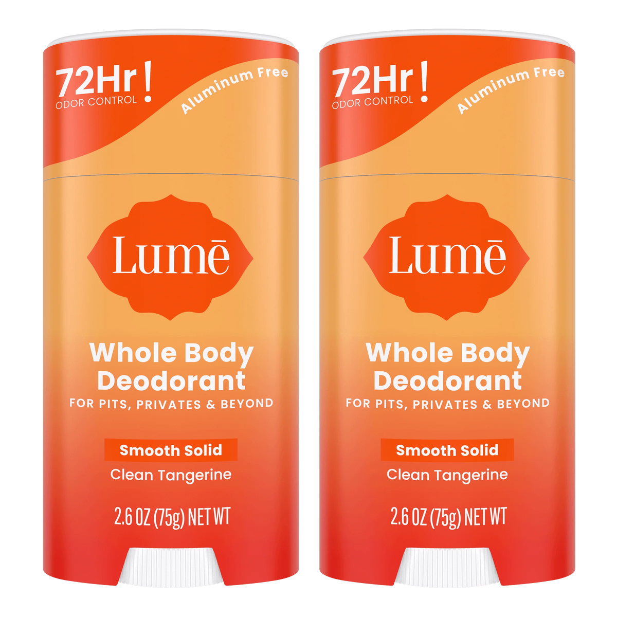 Clean Tangerine | Solid Stick Deodorant 2-Pack