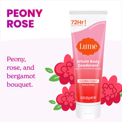 Peony Rose | Cream Tube Deodorant