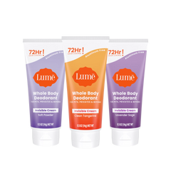 Mini Cream Deo Trio | Soft Powder, Clean Tangerine, & Lavender Sage