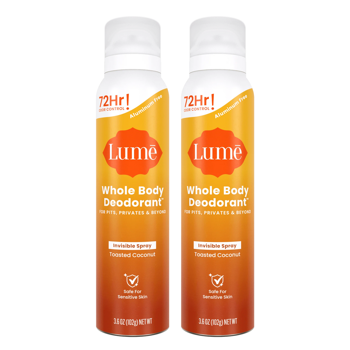 Toasted Coconut | Spray Deodorant 2-Pack