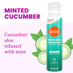Minted Cucumber | Spray Deodorant 3-Pack