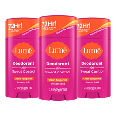 Clean Tangerine | Sweat Control Solid Deodorant 3-Pack