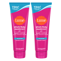 Unscented | Cream Deodorant + Sweat Control 2-Pack
