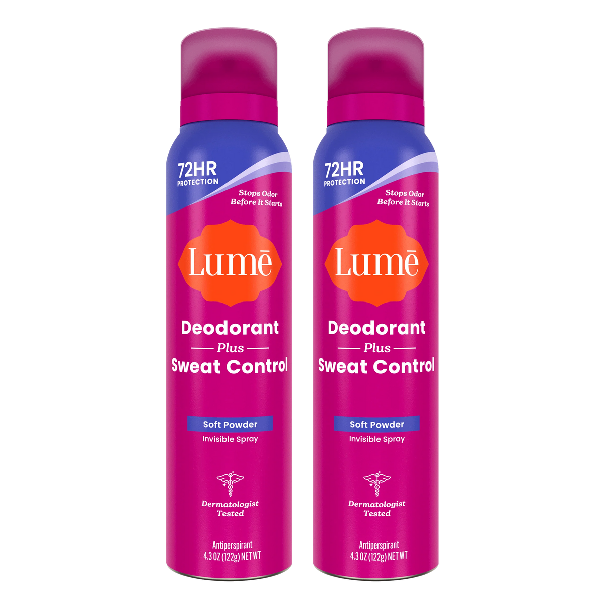 Soft Powder | Sweat Control Spray Deodorant 2-Pack
